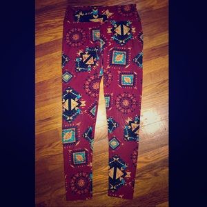 Lularoe Aztec Print Leggings